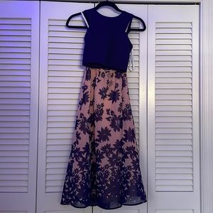 2 piece matching top and skirt